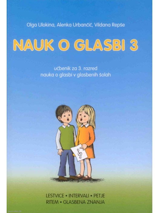 DZS NAUK O GLASBI 3 udžbenik glazbene teorije