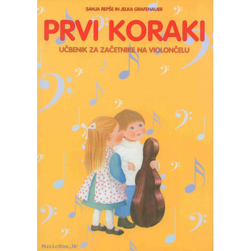 DZS Prvi koraki za violončelo Repše udžbenik glazbene teorije