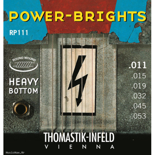 THOMASTIK RP111 Power Brights 11-53 žice za električnu gitaru