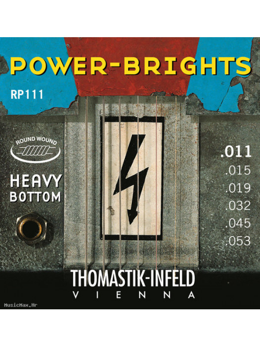 THOMASTIK RP111 Power Brights 11-53 žice za električnu gitaru