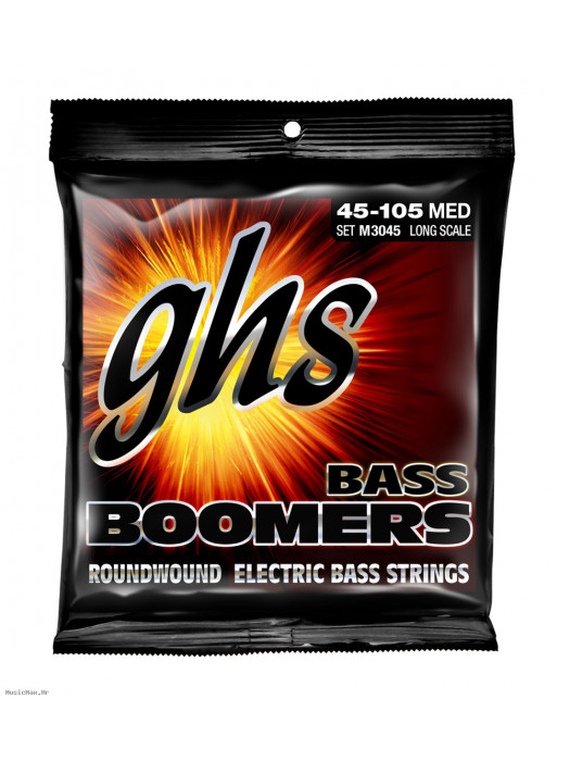 GHS M3045 Boomers 45-105 žice za bas gitaru