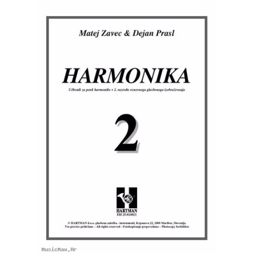 DZS Harmonika 2 Zavec, Prasl udžbenik za harmoniku