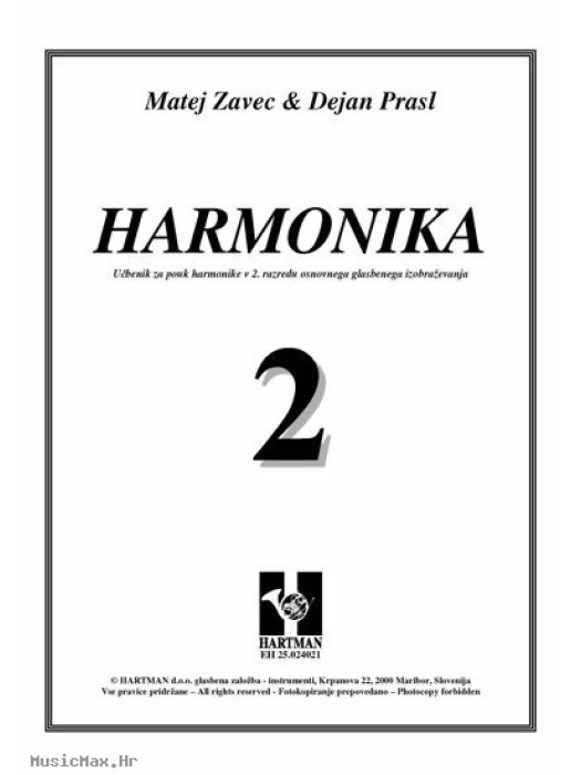 DZS Harmonika 2 Zavec, Prasl udžbenik za harmoniku