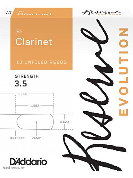 DADDARIO DCE1035 RESERVE EVOLUTION 3.5 trske za Bb klarinet