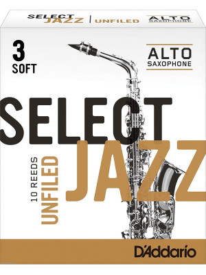 DADDARIO RRS10ASX3S SELECT JAZZ 3S trske za alt saksofon