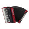 HOHNER BRAVO III 80 Red klavirska harmonika s torbom