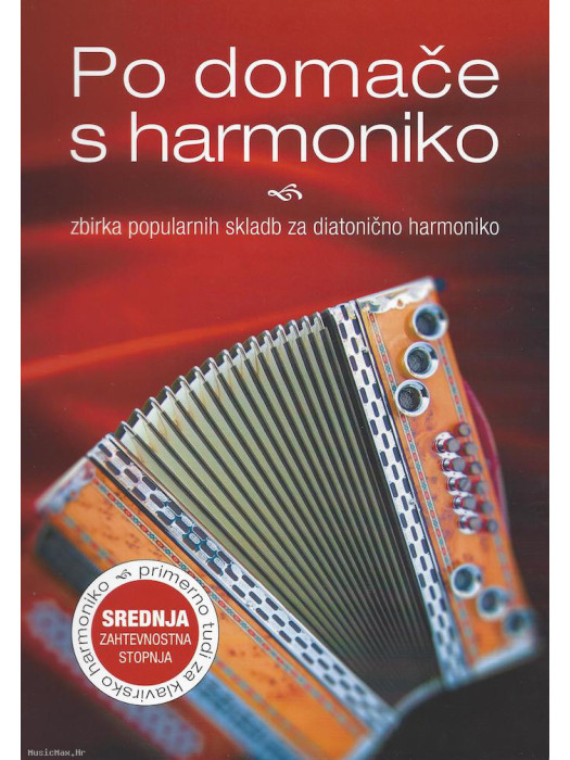ZLATI ZVOKI Po domače s harmoniko 2 Srednja Igor Podpečan udžbenik za harmoniku