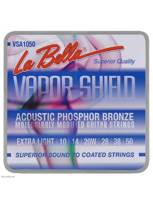 LA BELLA VSA1050 Vapor Shield 10-50 žice za akustičnu gitaru