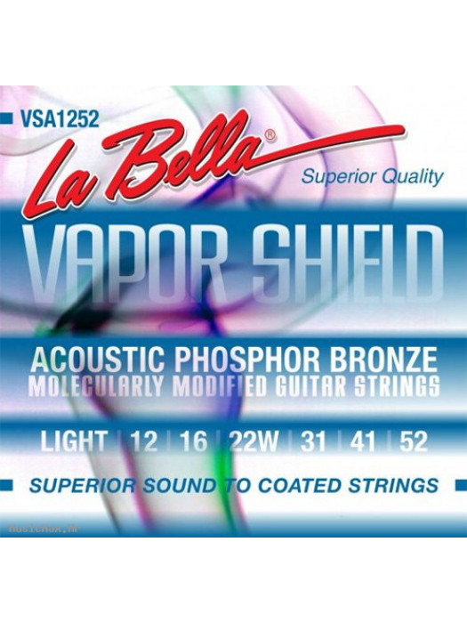 LA BELLA VSA1252 VAPOR SHIELD 12-52 žice za akustičnu gitaru