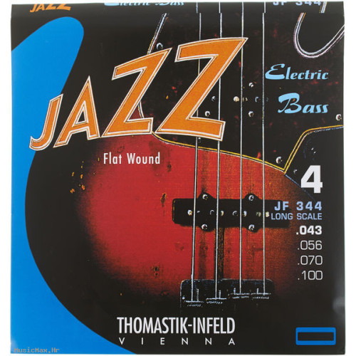 THOMASTIK JF344 43-100 brušene žice za bas gitaru