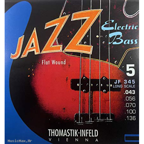 THOMASTIK JF345 43-136 brušene žice za bas gitaru