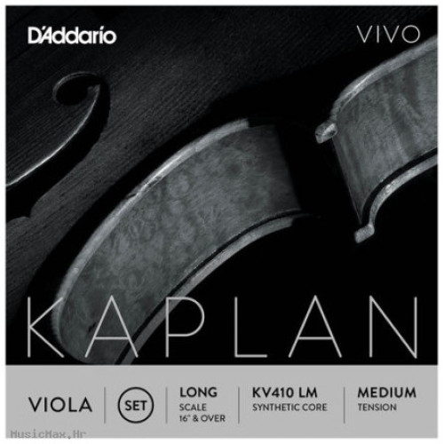 DADDARIO KV410 Kaplan Vivo Long Medium žice za violu