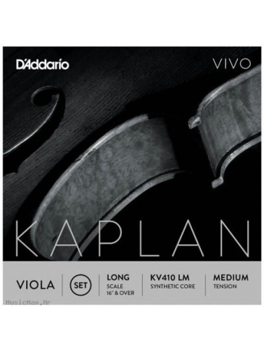 DADDARIO KV410 Kaplan Vivo Long Medium žice za violu