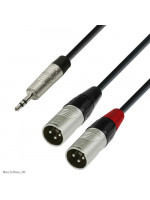 ADAM HALL K4YWMM0180 2xXLR Male-3.5 Stereo 1.8 m audio kabel