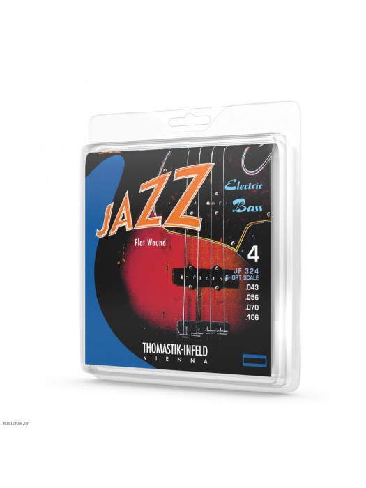 THOMASTIK JF324 Jazz Short Scale 43-106 brušene žice za bas gitaru