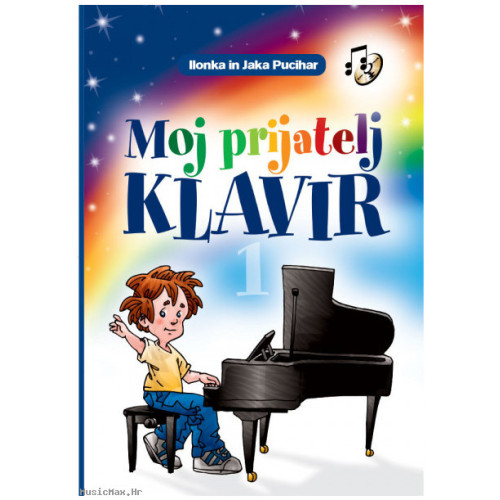 DZS PUCIHAR: Moj prijatelj klavir 1 udžbenik za klavir