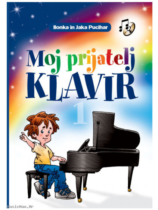 DZS PUCIHAR: Moj prijatelj klavir 1 udžbenik za klavir