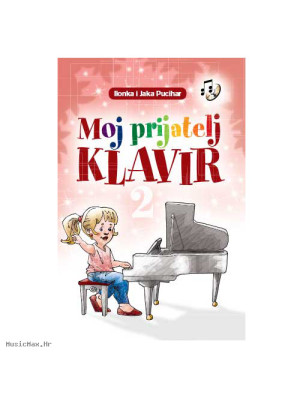 DZS PUCIHAR: Moj prijatelj klavir 2 udžbenik za klavir