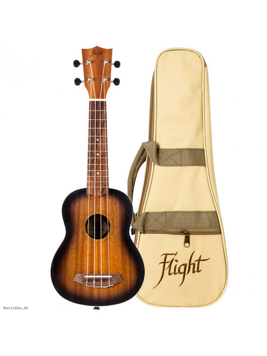 FLIGHT NUS380 Amber sopran ukulele s torbom