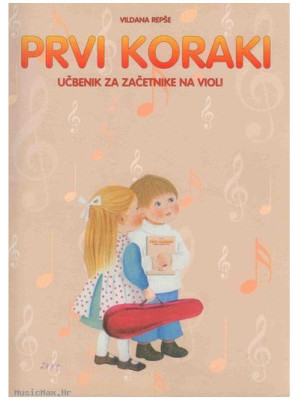 DZS Prvi koraki za violo Repše udžbenik za violu