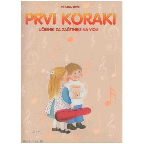 DZS Prvi koraki za violo Repše udžbenik za violu