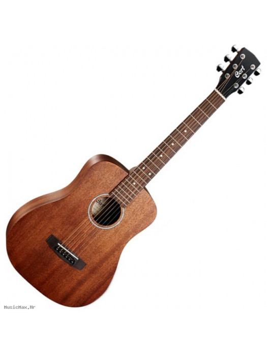 CORT AD Mini M Open Pore Mahogany Travel akustična gitara s torbom