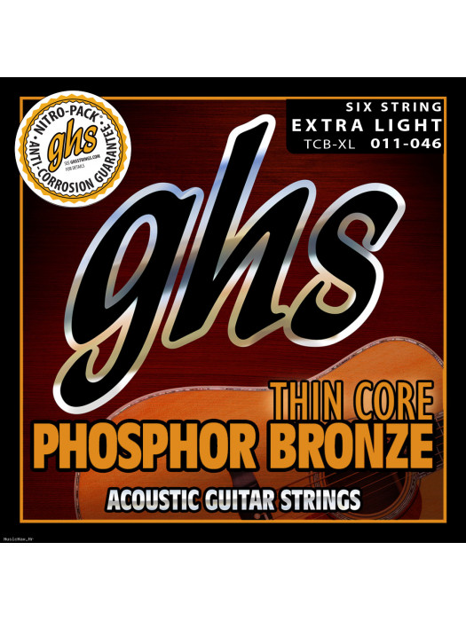 GHS TCB-XL Phosphor Bronze 11-46 žice za akustičnu gitaru