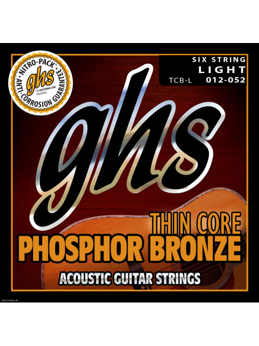 GHS TCB-L Phospor Bronze Thin Core 12-52 žice za akustičnu gitaru