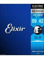 ELIXIR 12000 POLYWEB 9-42 coated žice za električnu gitaru
