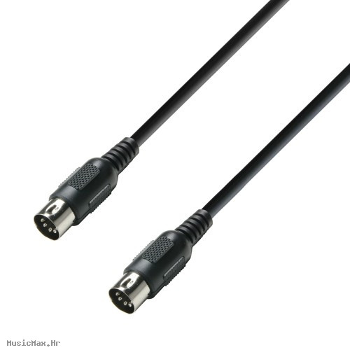 ADAM HALL K3MIDI0300BLK Midi 3 m MIDI kabel