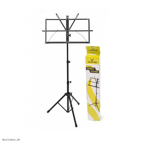 VESTON MUS010 Black notni stalak s torbom