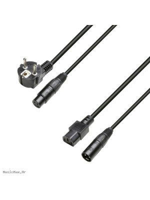 ADAM HALL 8101PSAX0500 With Power Cable 5m kabel za aktivni zvučnik