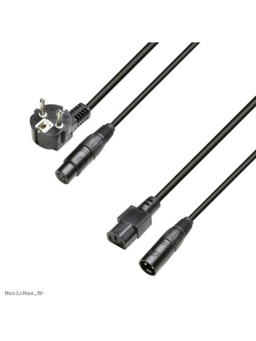 ADAM HALL 8101PSAX0500 With Power Cable 5m kabel za aktivni zvučnik