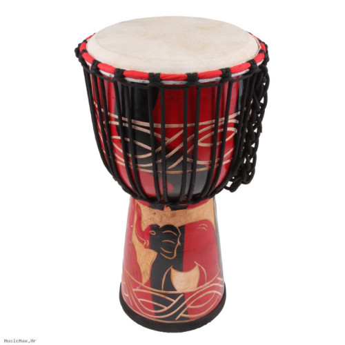 TERRIS TD5-10 Red Black 10" djembe