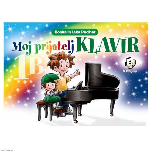 DZS Moj prijatelj klavir 1B Pucihar udžbenik za klavir
