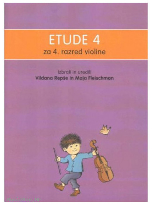 DZS Etude za violino 4 Repše, Fleischman udžbenik za violinu