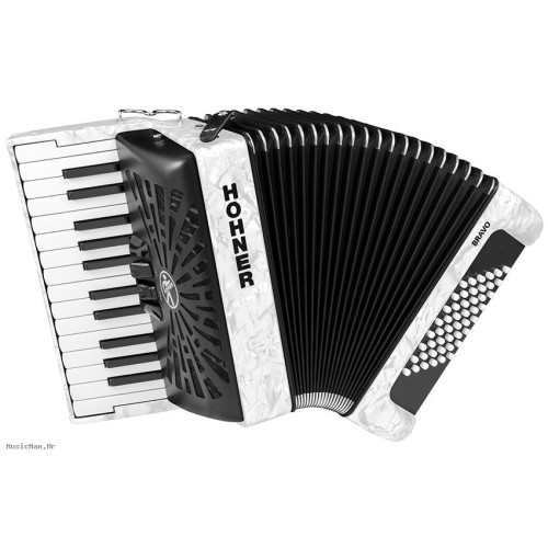 HOHNER BRAVO II 48 WH harmonika
