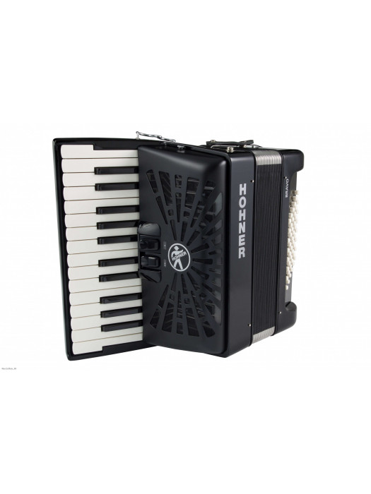 HOHNER BRAVO II 48 New Bellow Black klavirska harmonika s torbom
