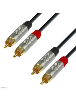ADAM HALL K4TCC0600 2xRCA-2xRCA (činč) 6m audio kabel