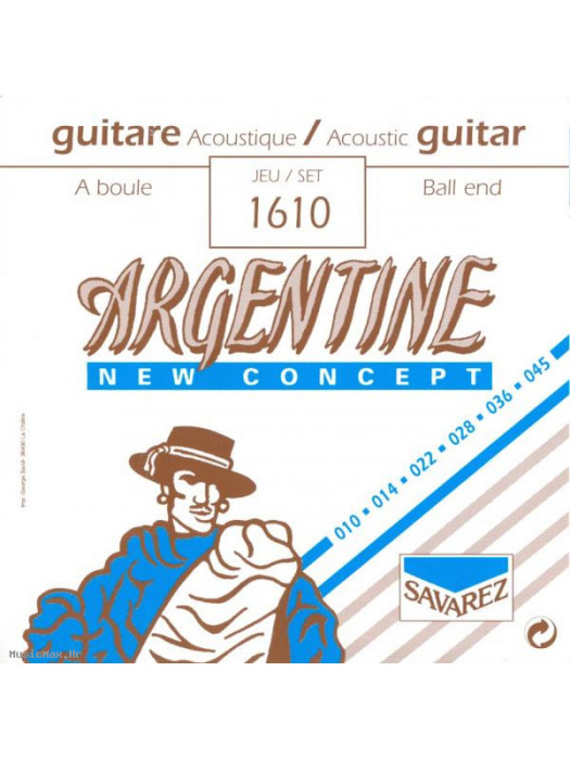 SAVAREZ 1610 Argentine Gipsy Jazz 10-45 žice za akustičnu gitaru