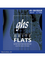 GHS 3070 Brite Short Scale 49-108 brušene žice za bas gitaru