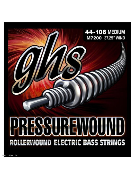 GHS M7200 Pressurewound 44-106 žice za bas gitaru