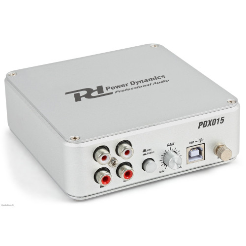 POWER DYNAMICS PDX015 USB Phono Preamp audio interface