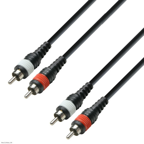 ADAM HALL K3TCC0300M RCA-RCA (činč) 3 m audio kabel