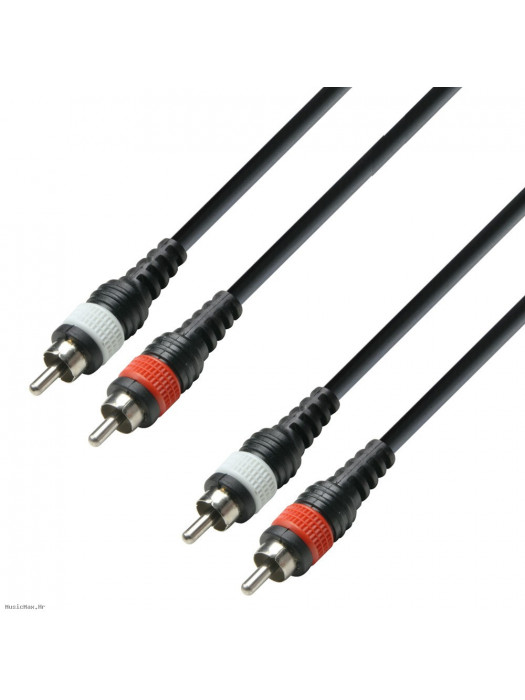 ADAM HALL K3TCC0300M RCA-RCA 3 m audio kabel