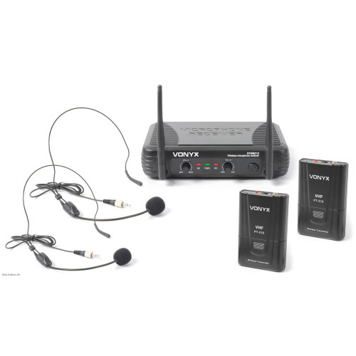 VONYX STWM712H VHF 2 Channel bežični naglavni mikrofon