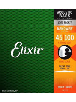 ELIXIR NANOWEB 45-100 coated žice za bas gitaru