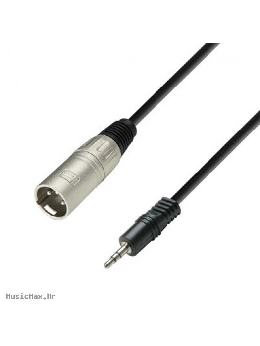 ADAM HALL K3BWM0300 XLR Male-3.5 Stereo 3 m audio kabel