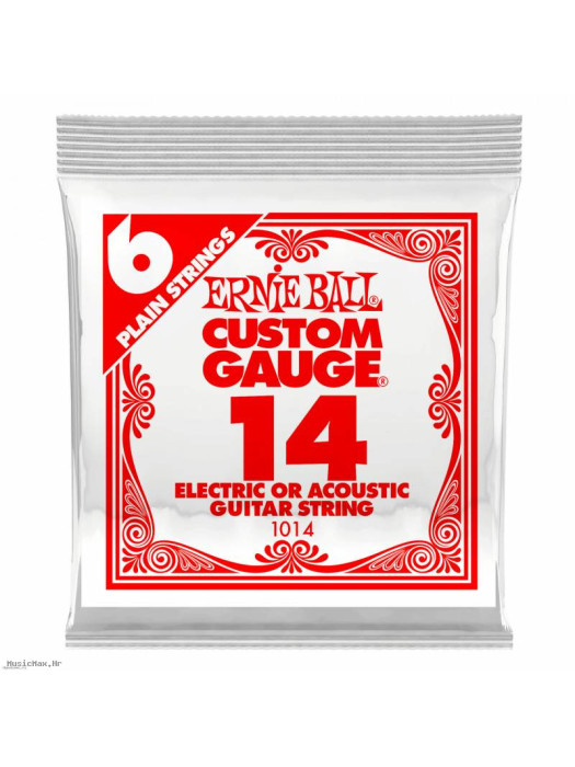 ERNIE BALL 1014 PLAIN STEEL .014 žica za akustičnu/ električnu gitaru