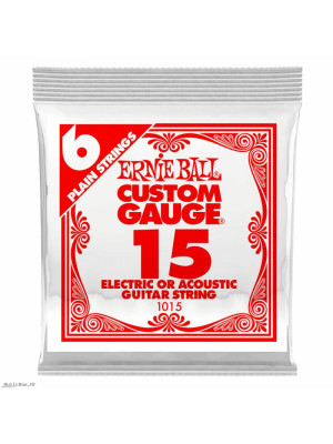 ERNIE BALL 1015 PLAIN STEEL .015 žica za akustičnu/ električnu gitaru